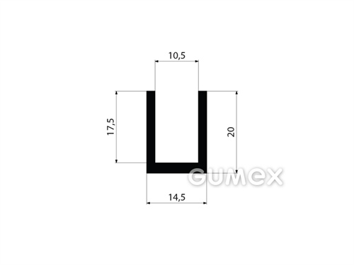 GUMMIPROFILE U-FORM - EPDM